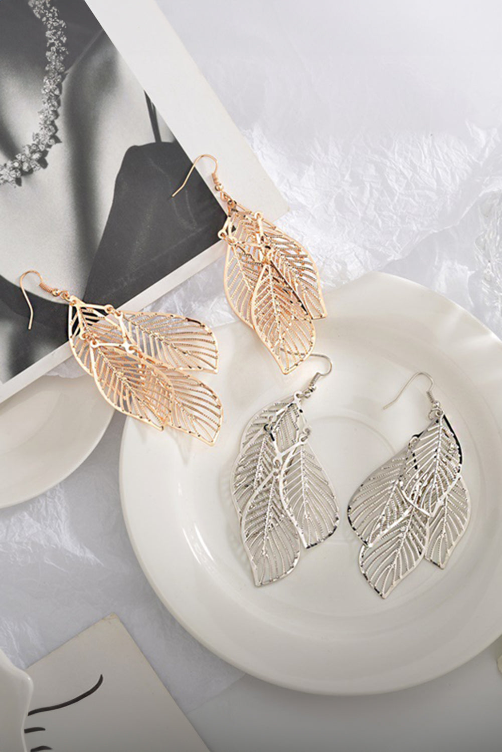 Boucle feuille - Tatieonline