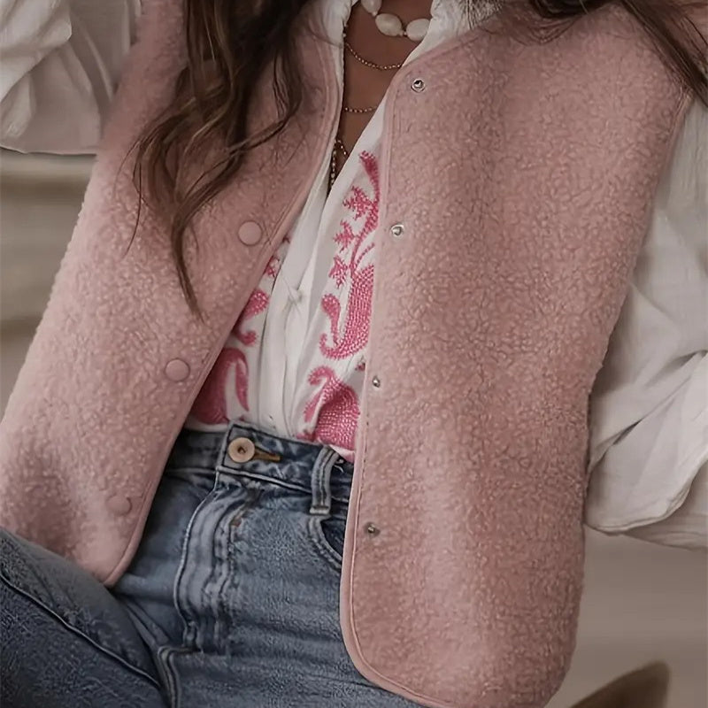 Veste fausse fourrure