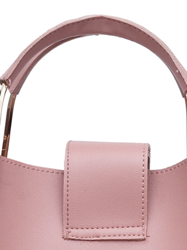 Handbag Fashion One Shoulder Bucket Ladies Luggage Bag Three-Piece Set Tatieonline