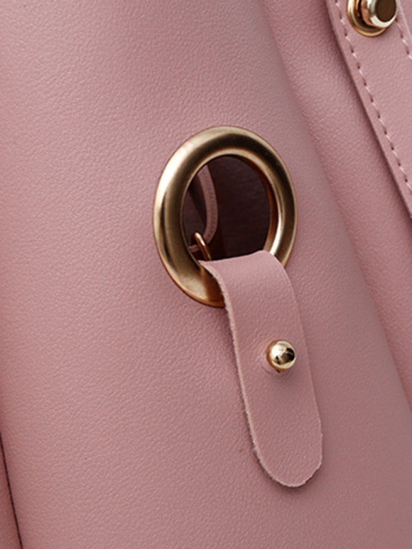 Handbag Fashion One Shoulder Bucket Ladies Luggage Bag Three-Piece Set Tatieonline
