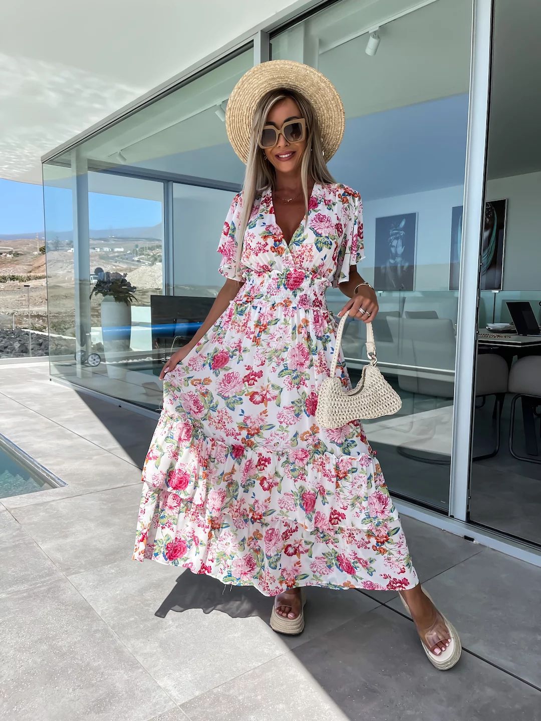 robe fleurie