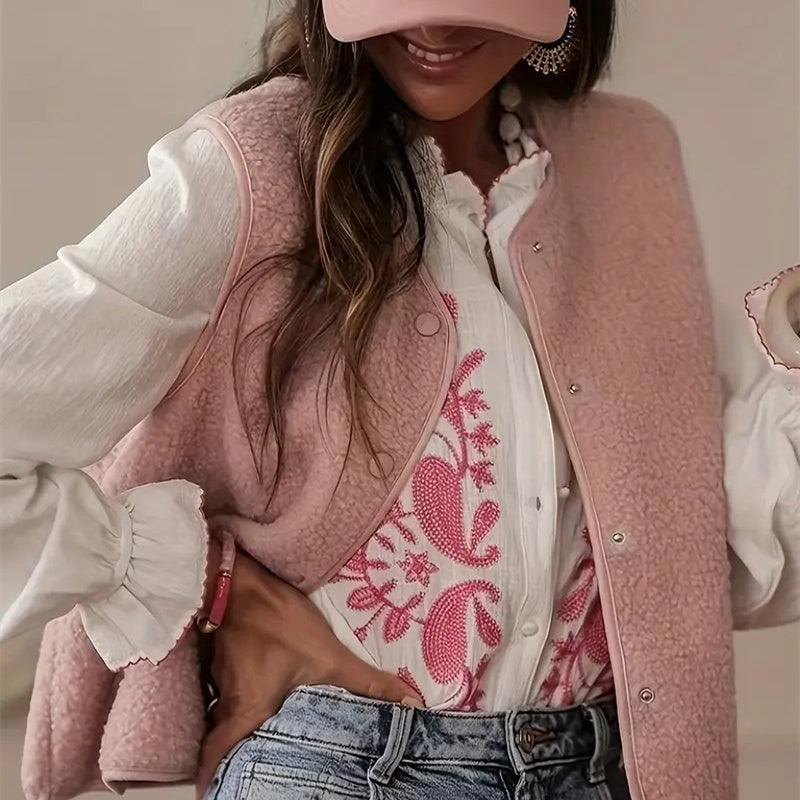 Veste fausse fourrure
