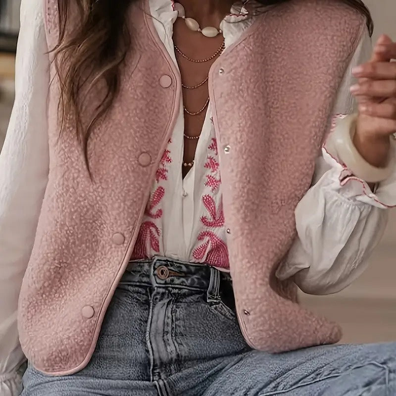 Veste fausse fourrure