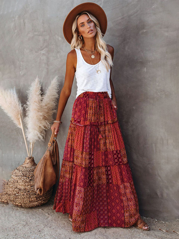 Jupe style boheme - Tatieonline