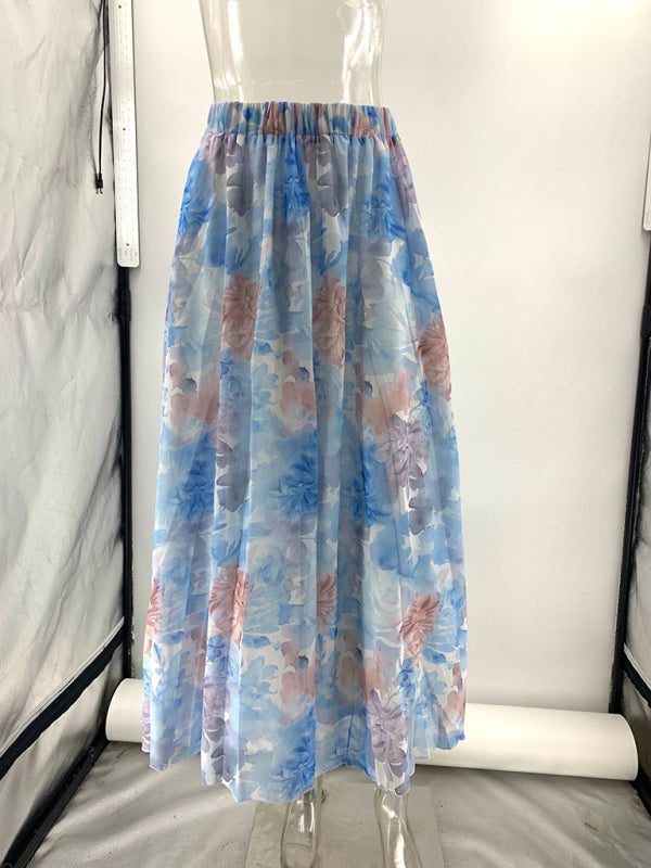 Jupe bleu - Tatieonline