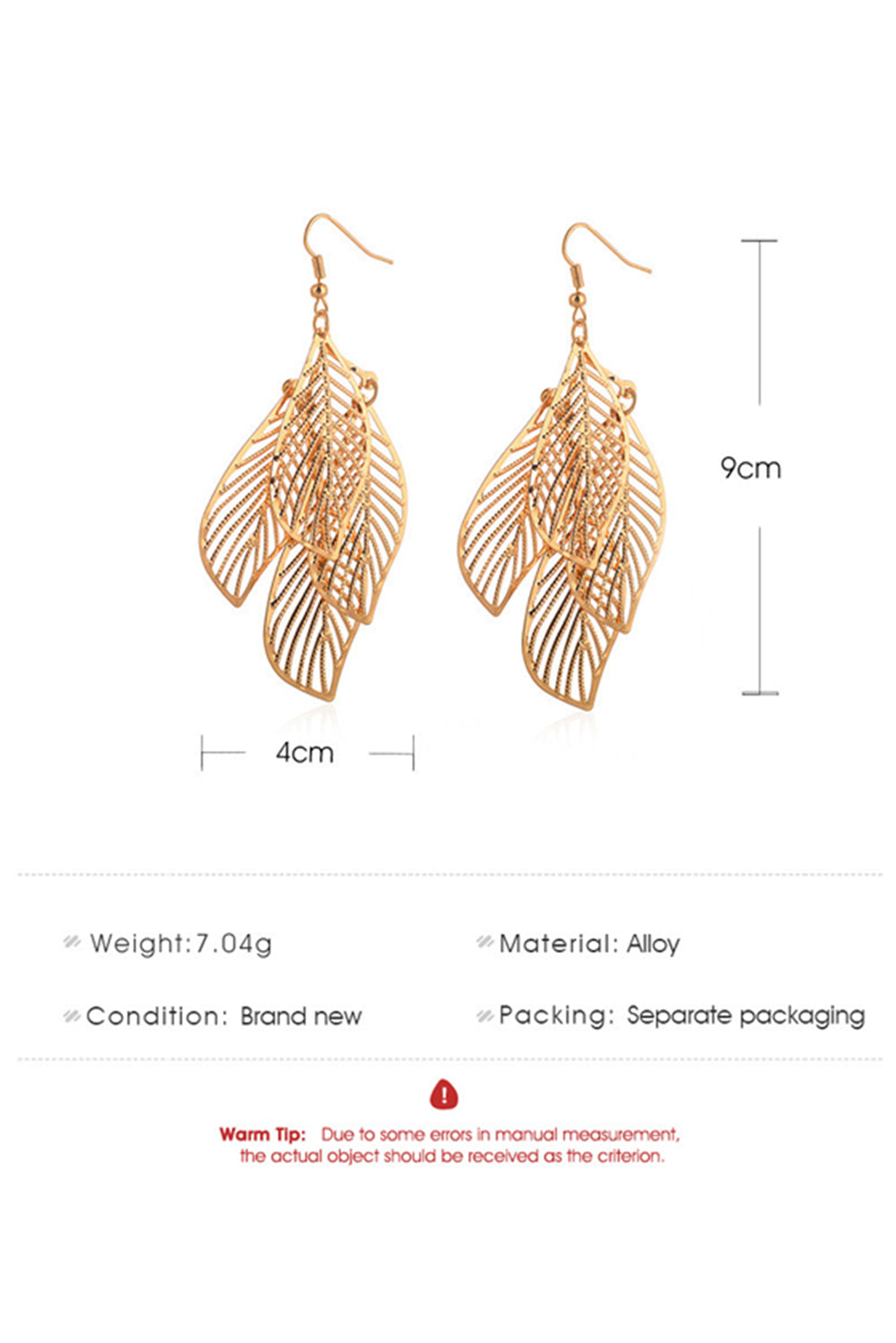 Boucle feuille - Tatieonline