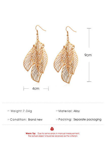 Boucle feuille - Tatieonline