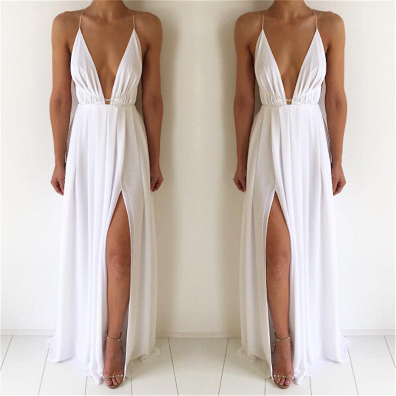 robe col V - Tatieonline