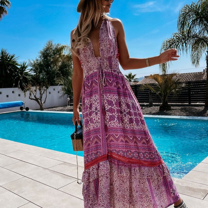 Robe longue boheme - Tatieonline