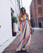Robe boheme rayé - Tatieonline