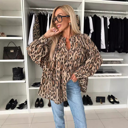 Leopard blouse