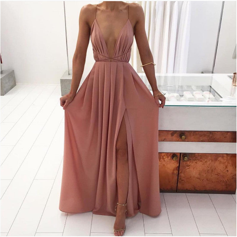 robe col V - Tatieonline