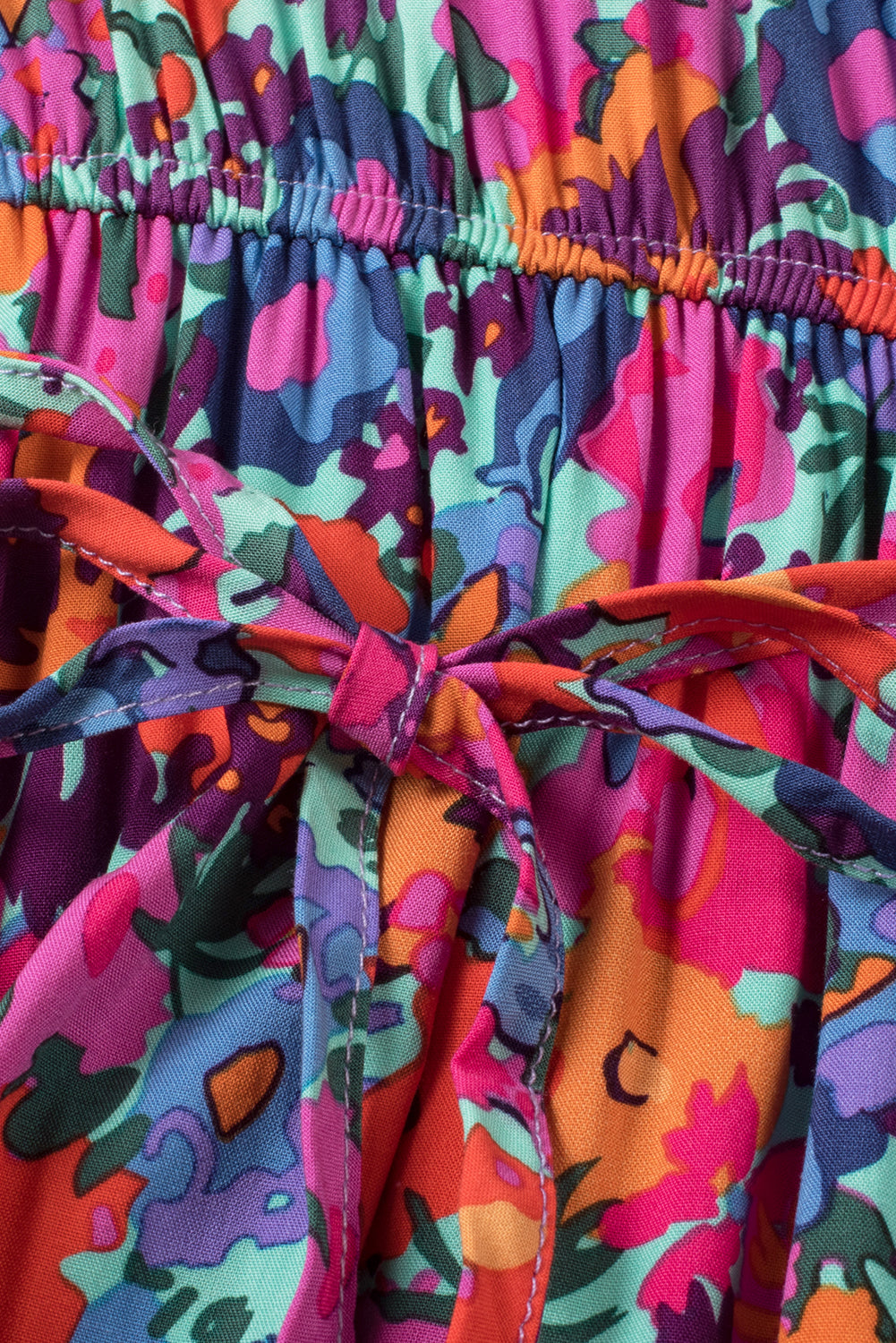 Robe bleu floral
