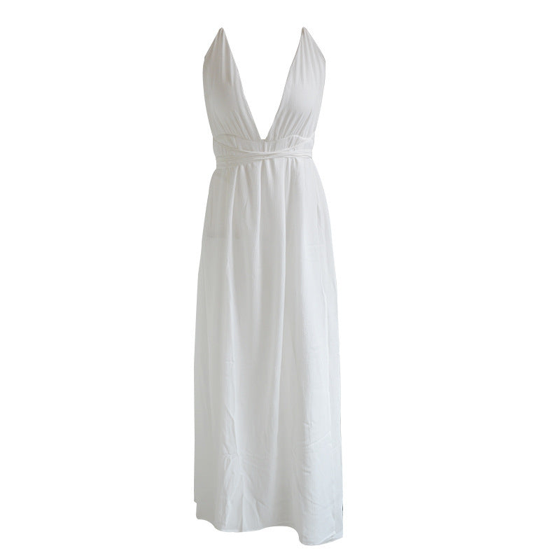 robe col V - Tatieonline