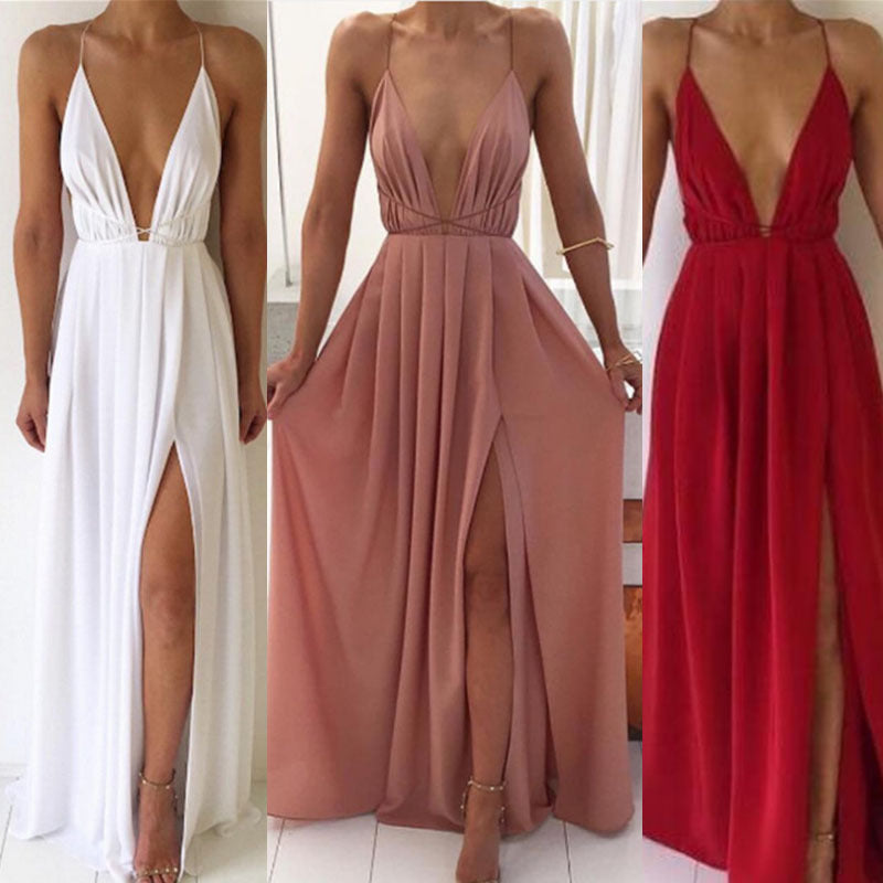 robe col V - Tatieonline