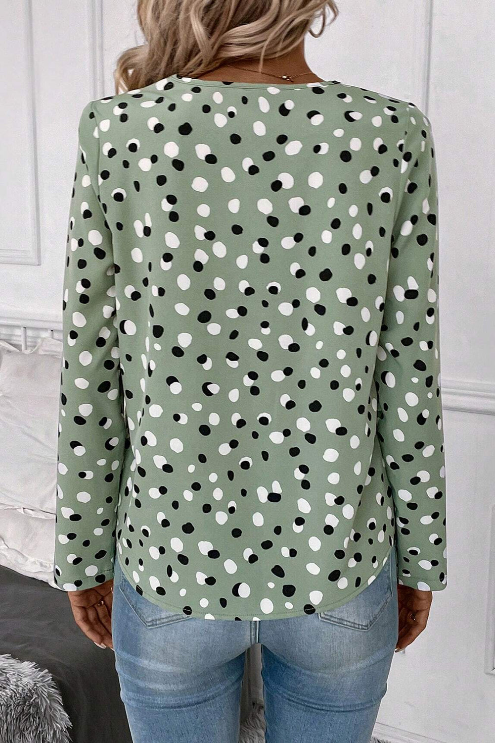 Blouse a pois