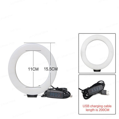 Anneaux lumineux 16cm - Éclairage parfait pour photos et vidéos