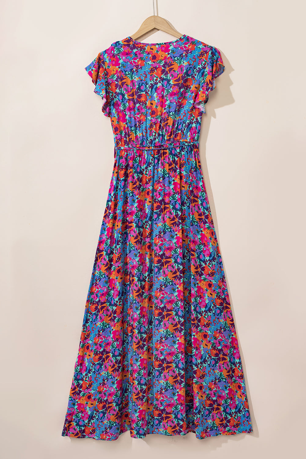 Robe bleu floral