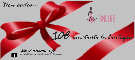 Carte Cadeau Tatieonline