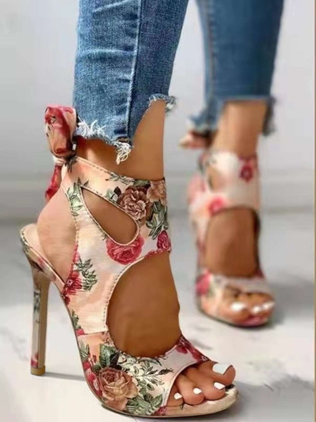 Escarpin floral - Tatieonline