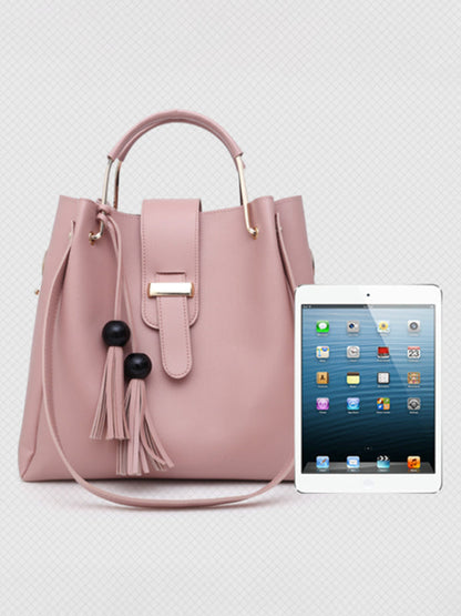 Handbag Fashion One Shoulder Bucket Ladies Luggage Bag Three-Piece Set Tatieonline