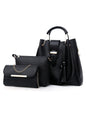 Handbag Fashion One Shoulder Bucket Ladies Luggage Bag Three-Piece Set Tatieonline