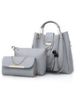 Handbag Fashion One Shoulder Bucket Ladies Luggage Bag Three-Piece Set Tatieonline