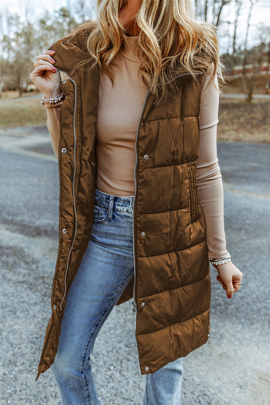 Long manteau sans manches - Tatieonline