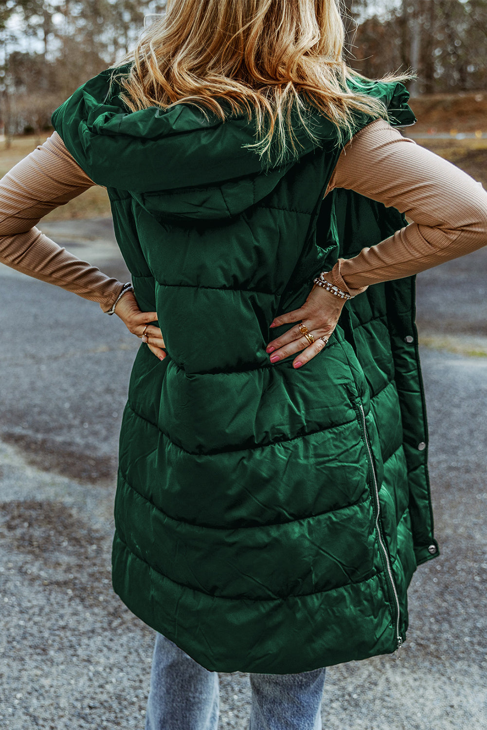 Long manteau sans manches - Tatieonline