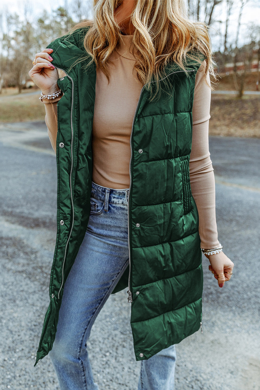 Long manteau sans manches - Tatieonline