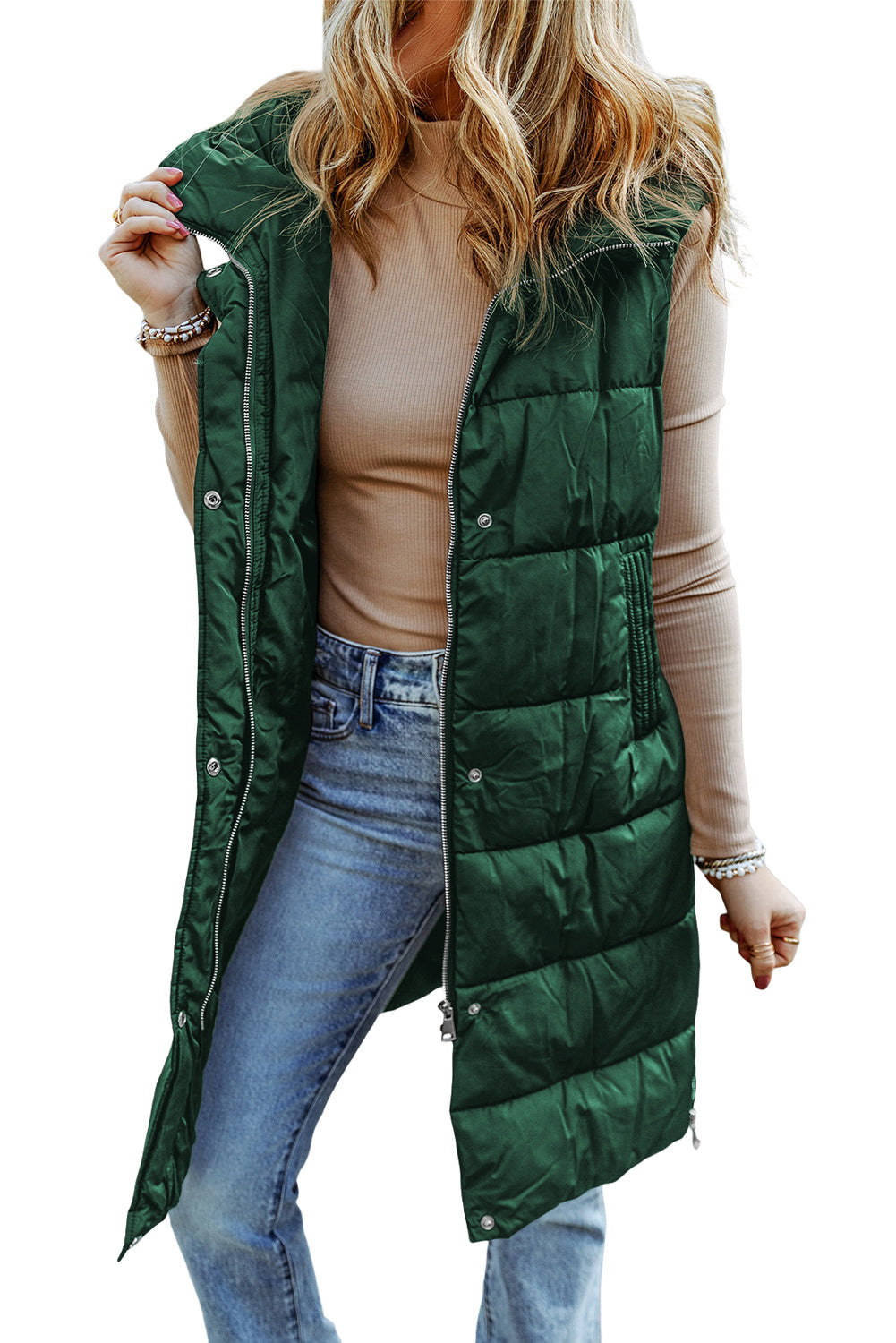 Long manteau sans manches - Tatieonline