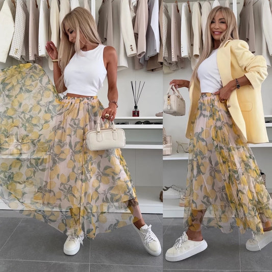 Jupe Citron - Tatieonline