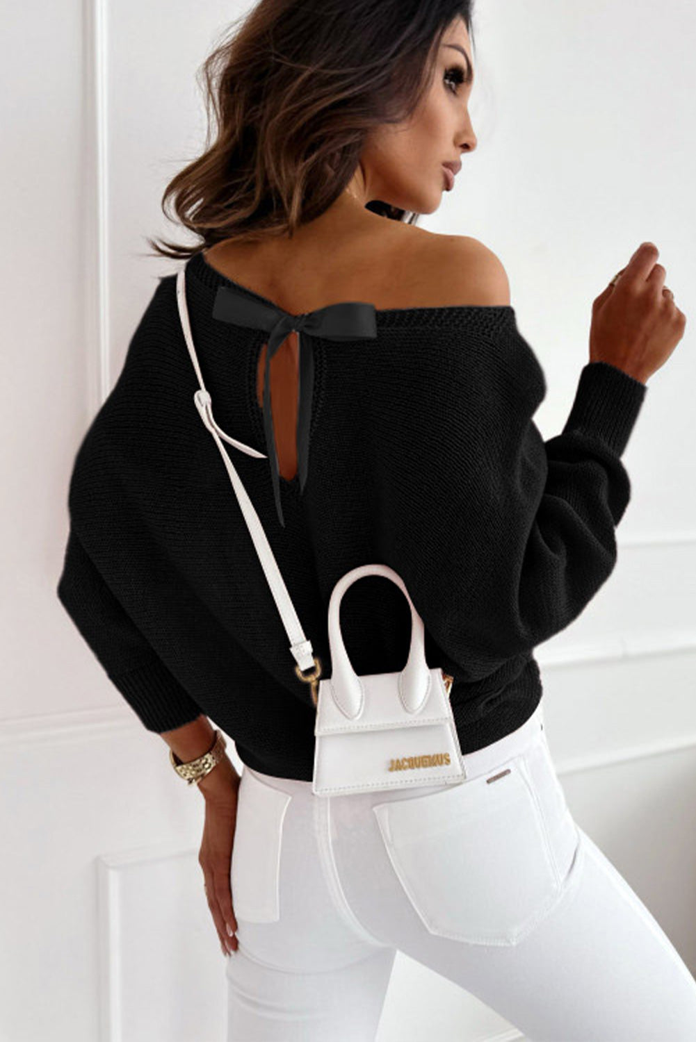 Pull noeud au dos - Tatieonline