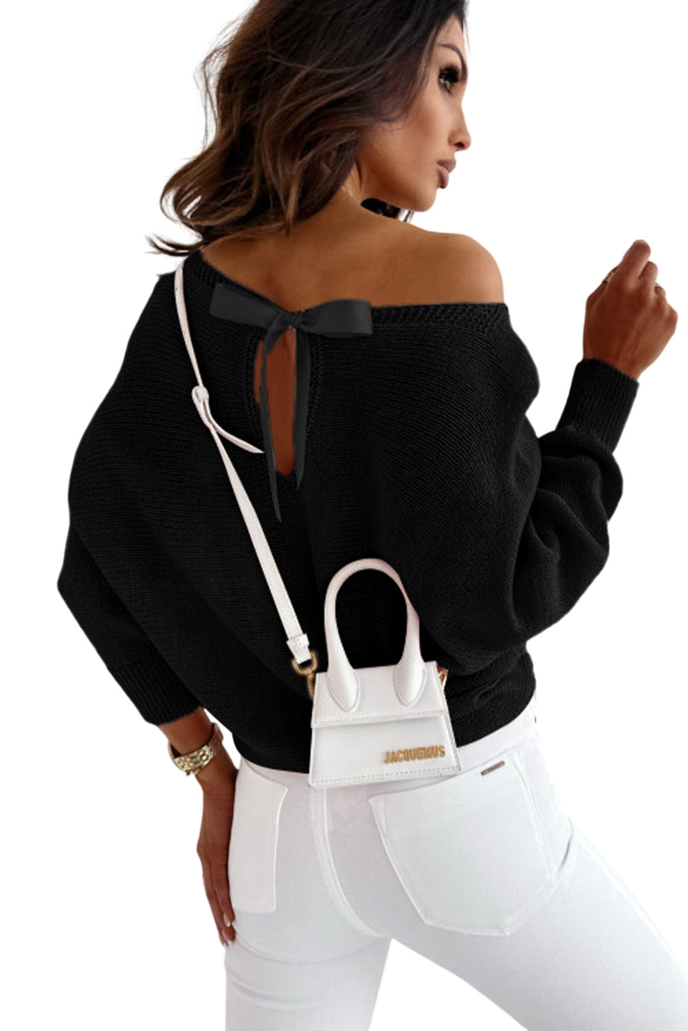 Pull noeud au dos - Tatieonline
