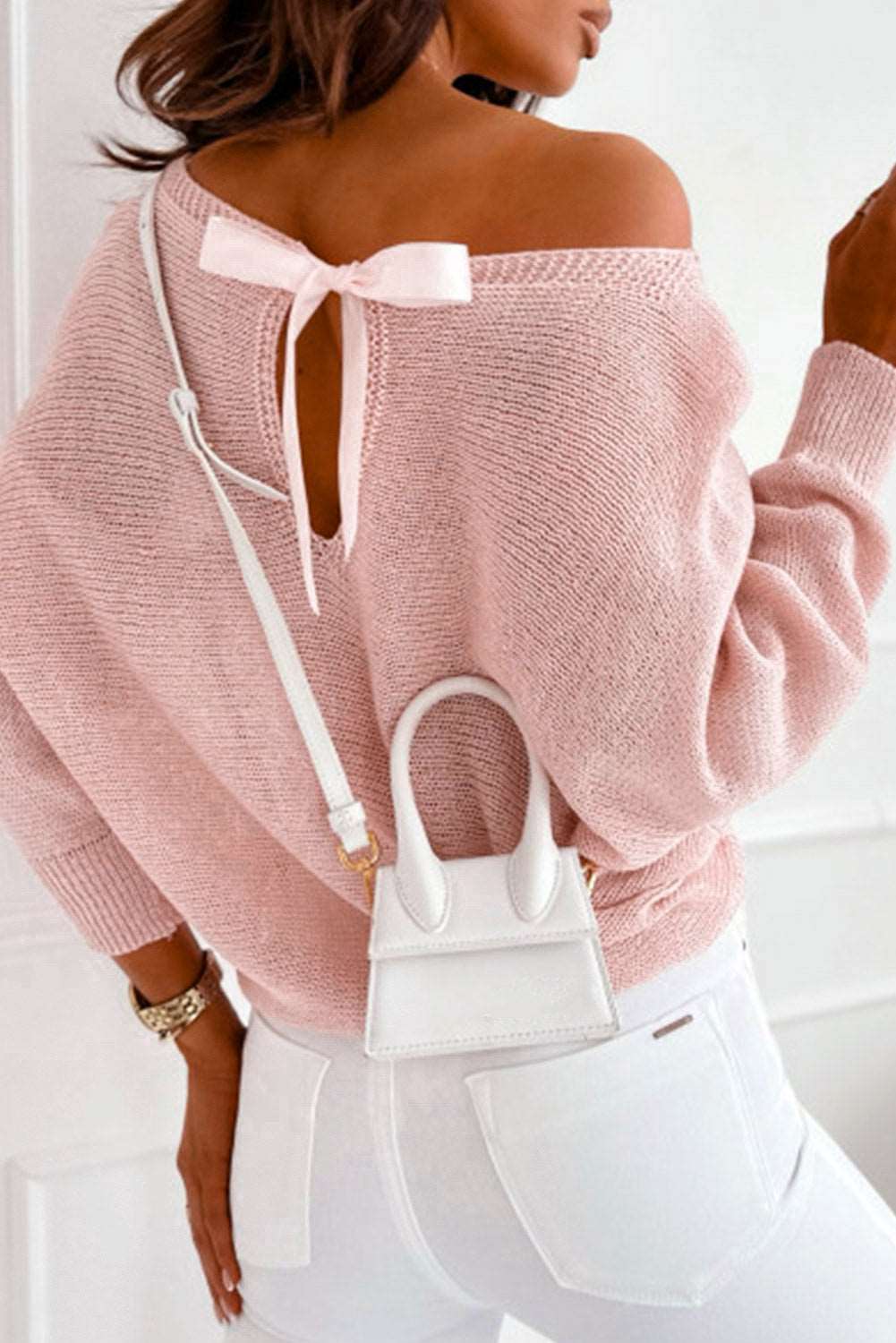 Pull noeud au dos - Tatieonline