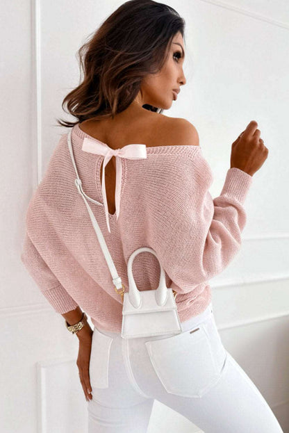 Pull noeud au dos - Tatieonline