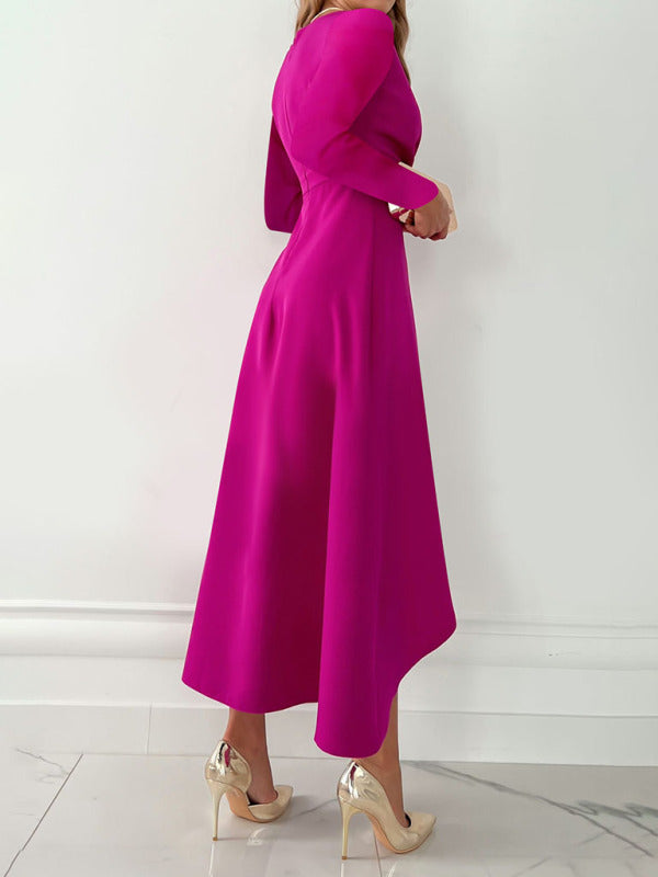 Robe cocktail col V Tatieonline
