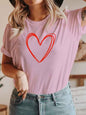 T- shirt coeur - Tatieonline