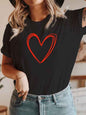 T- shirt coeur - Tatieonline