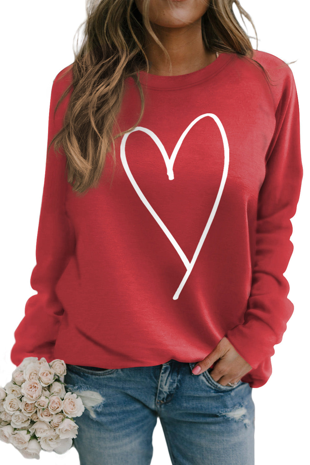 Sweat coeur - Tatieonline