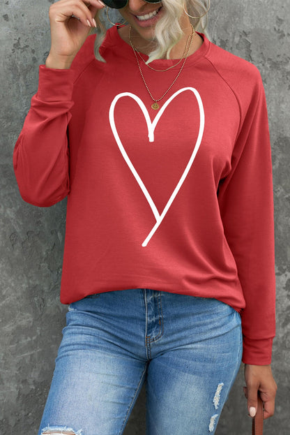 Sweat coeur - Tatieonline
