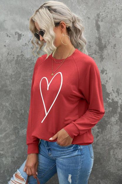 Sweat coeur - Tatieonline