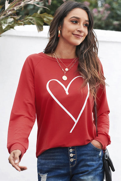 Sweat coeur - Tatieonline