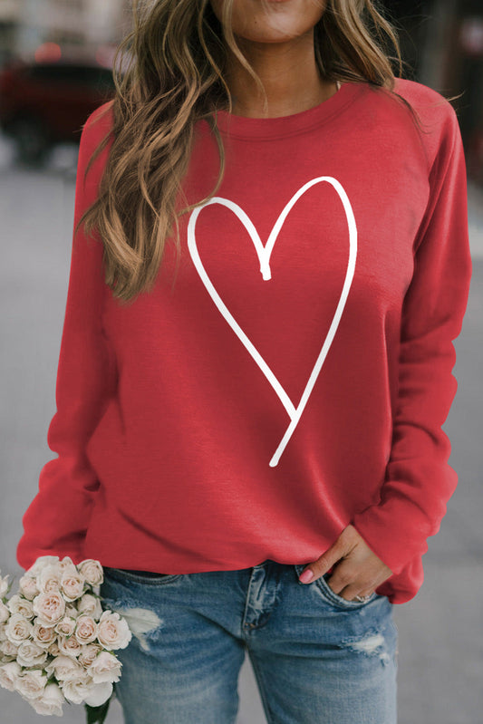 Sweat coeur - Tatieonline