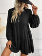 Robe  unie manches longues - Tatieonline
