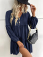 Robe  unie manches longues - Tatieonline