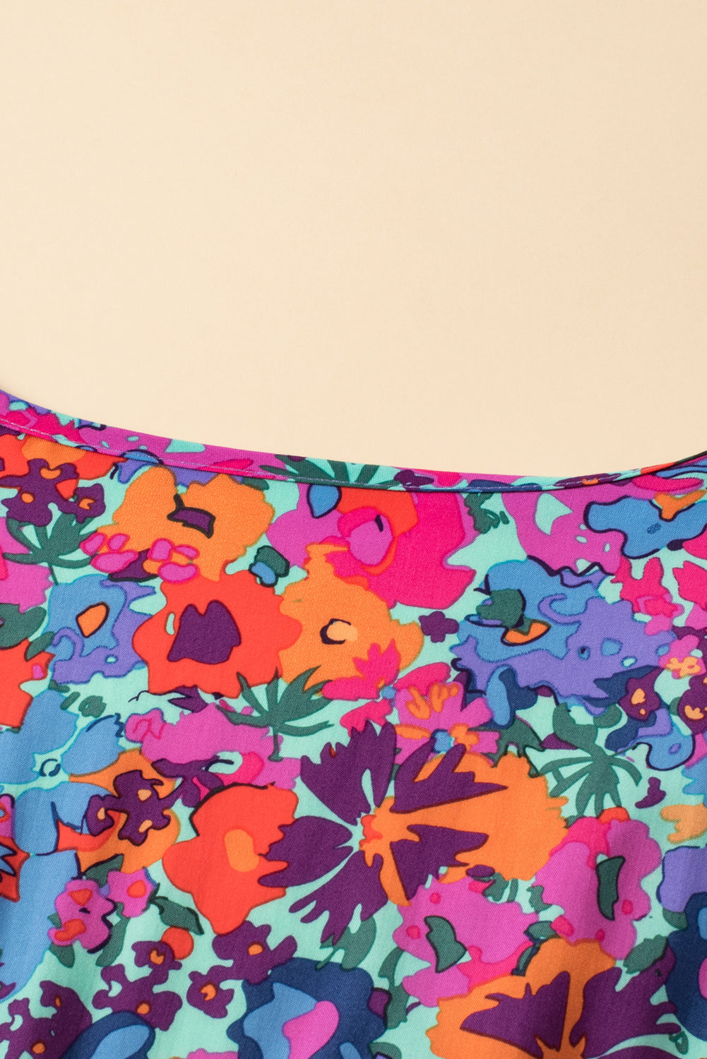 Robe bleu floral