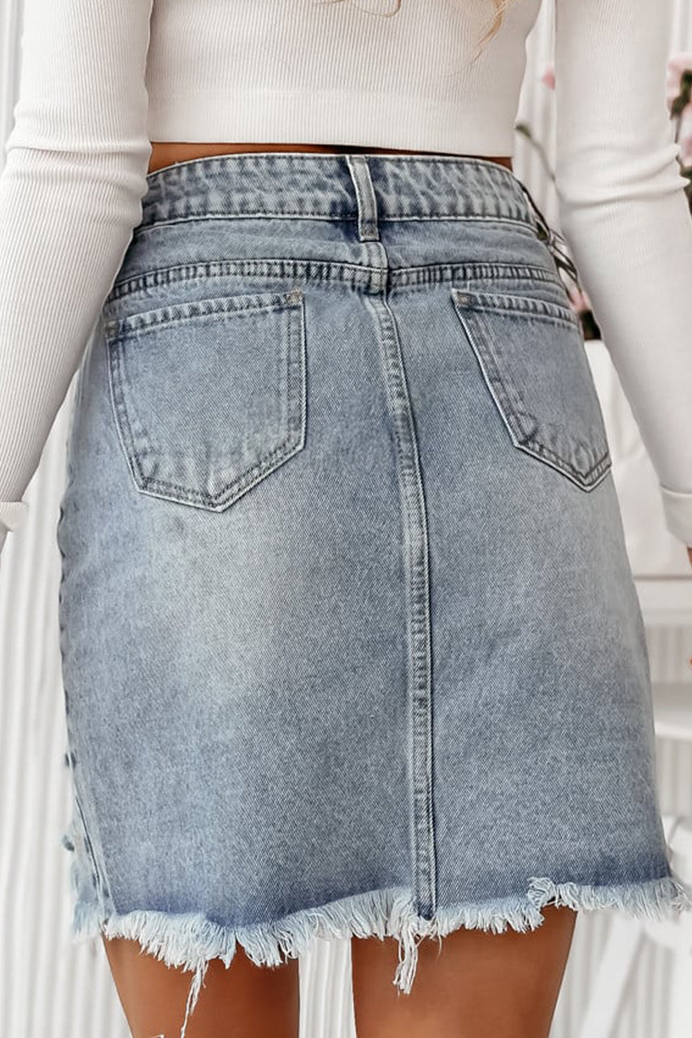 Jupe denim