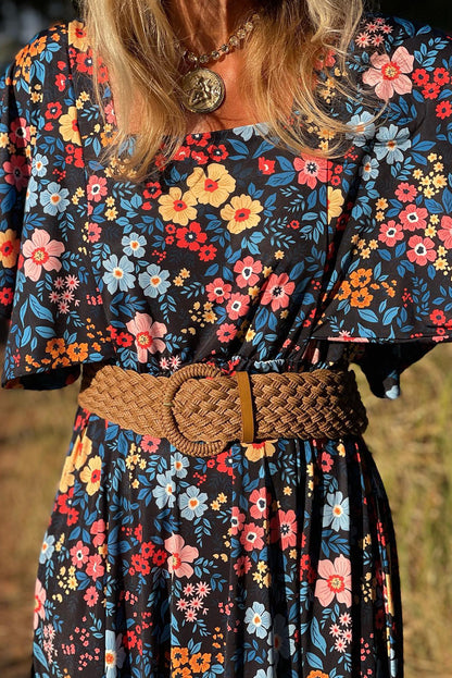 robe boheme bleu