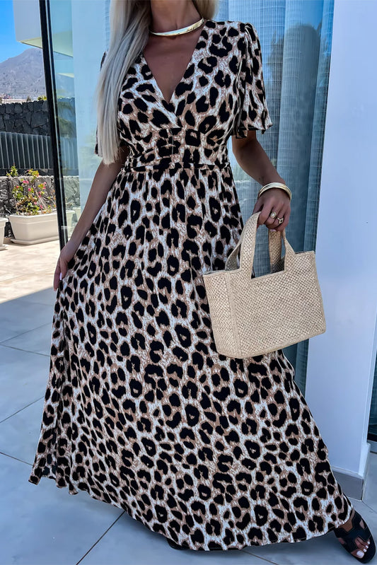 Robe maxi leopard